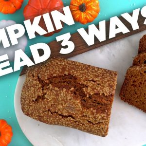 3 Easy PUMPKIN BREAD Recipes