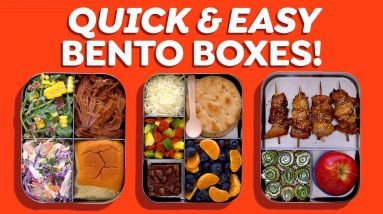 3 Quick & Easy Bento Box Lunch Ideas