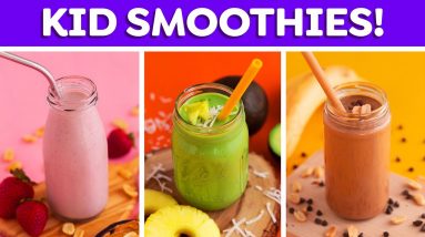 4 Kids Smoothies Recipes + Smoothie Bowls!
