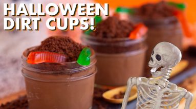 DIY Halloween Dirt Cups – Homemade Pudding, Oreos & Worms!