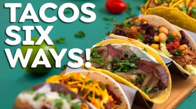 Easy TACOS 6 Ways – Fish Tacos, Steak Tacos & More!