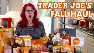 Trader Joes Fall Haul 2020 + Taste Test!