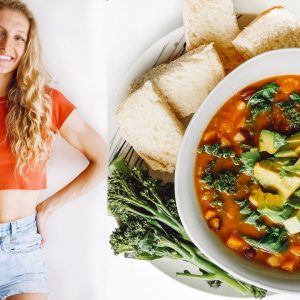WHAT I ATE TODAY + 10 MIN MEAL RECIPE (vegan)