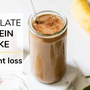CHOCOLATE PROTEIN SHAKE | for weight loss