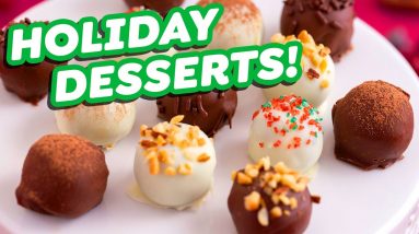 3 Easy Holiday Desserts – Truffles, Cake & Trifles!
