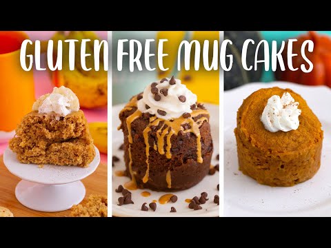 3 Vegan MUG CAKES – Eggless & Gluten Free!