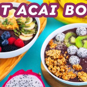 How to Make Acai Bowls at Home (3 Ingredients + Toppings!)