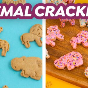 Homemade Animal Crackers + Frosted Animal Cookies!