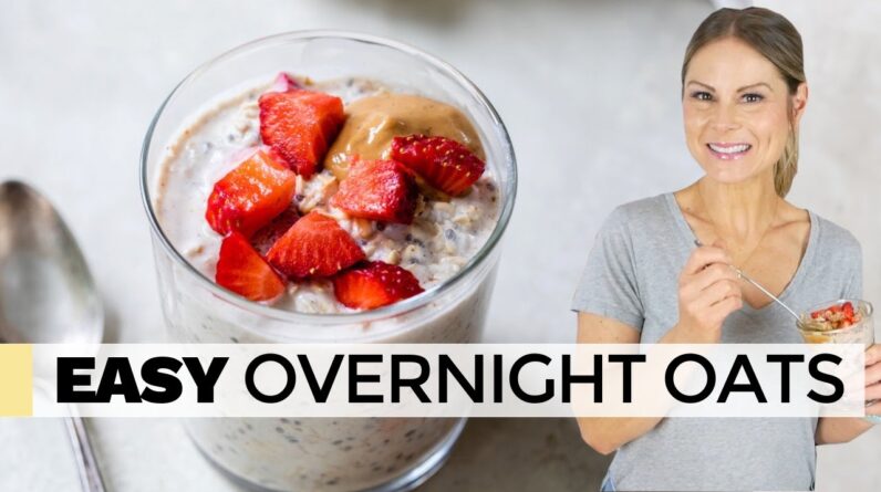 SIMPLE OVERNIGHT OATS RECIPE | healthy breakfast for weight loss and optimal health