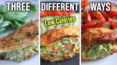 3 Mouthwatering Air Fryer Stuffed Chicken Breast - LOW CALORIES