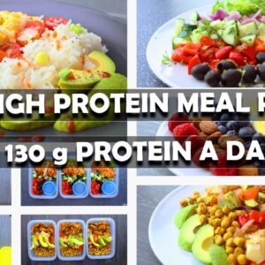 3 Days High Protein Meal Prep 130 G Protein a Day!