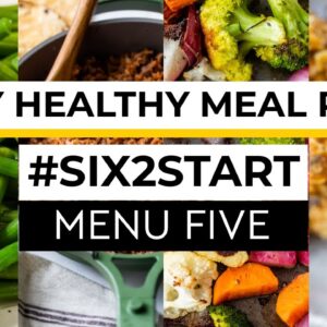 HEALTHY MEAL PREP | 6 ingredients for flexible recipes | #SIX2START