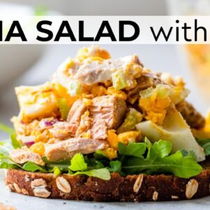 TUNA EGG SALAD RECIPE | easy, healthy lunch idea!