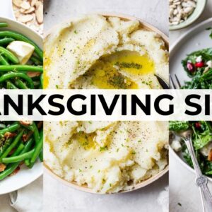 THANKSGIVING SIDES | healthy vegetable side dishes