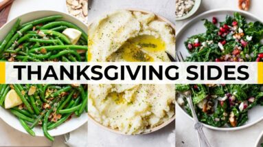 THANKSGIVING SIDES | healthy vegetable side dishes