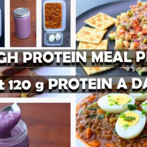 3-Day High Protein Meal Prep for Weight Loss: Hit 120g Protein Daily!