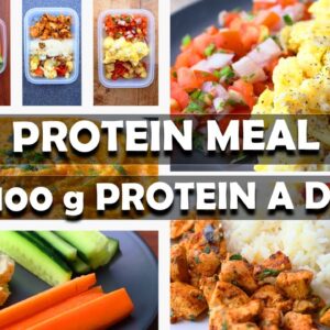 3 Days 100g Protein A Day Meal Plan For Weight Loss