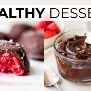 HEALTHY DESSERT RECIPES | easy, delicious ideas for your Valentine