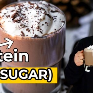 HEALTHY HOT CHOCOLATE | sugar-free, high-protein cocoa recipe