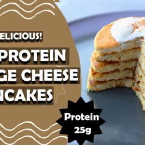 Fluffy & Delicious High Protein Cottage Cheese Pancakes – Easy Recipe!